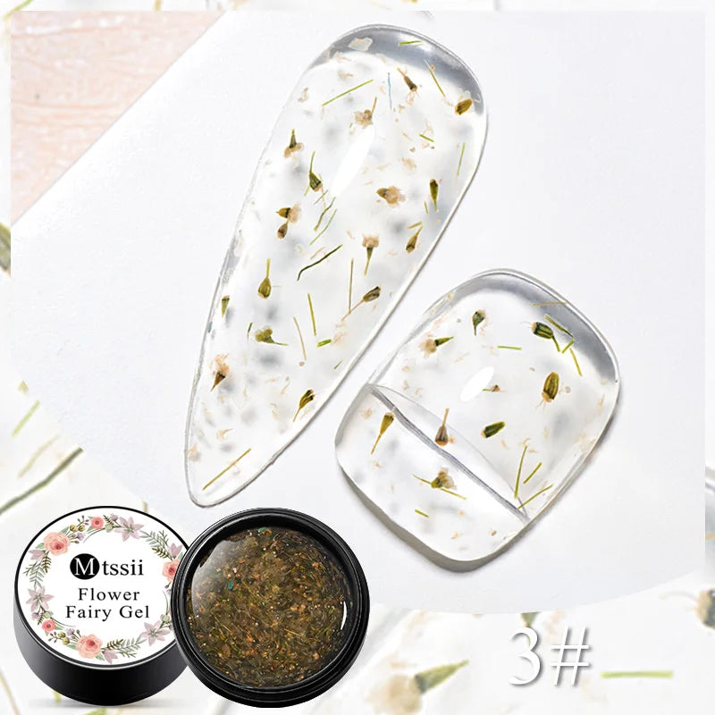 Dried Flower Gel Nail Polish