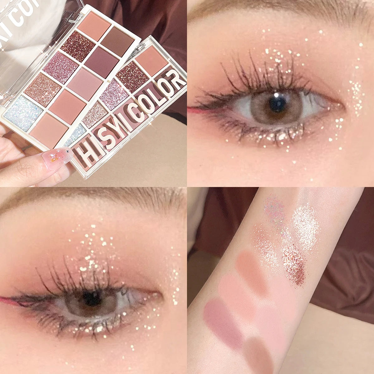 Rose Pink Color Eyeshadow Palette