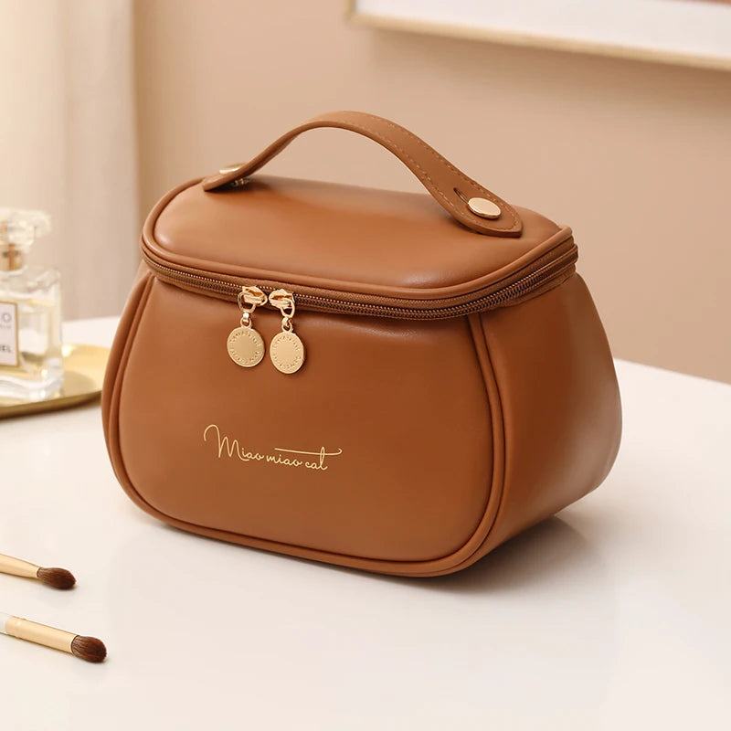 PU Leather Waterproof Cosmetic Bag