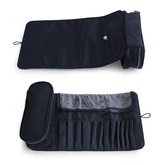Nylon Foldable Cosmetic Brush Bag