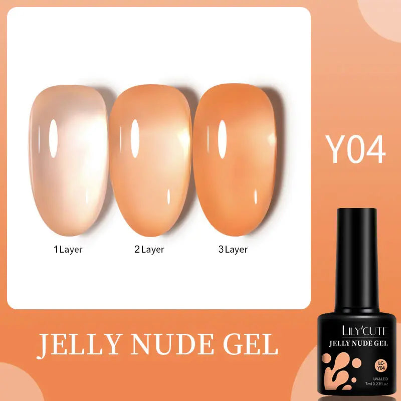 7ML Jelly Amber Gel Nail Polish