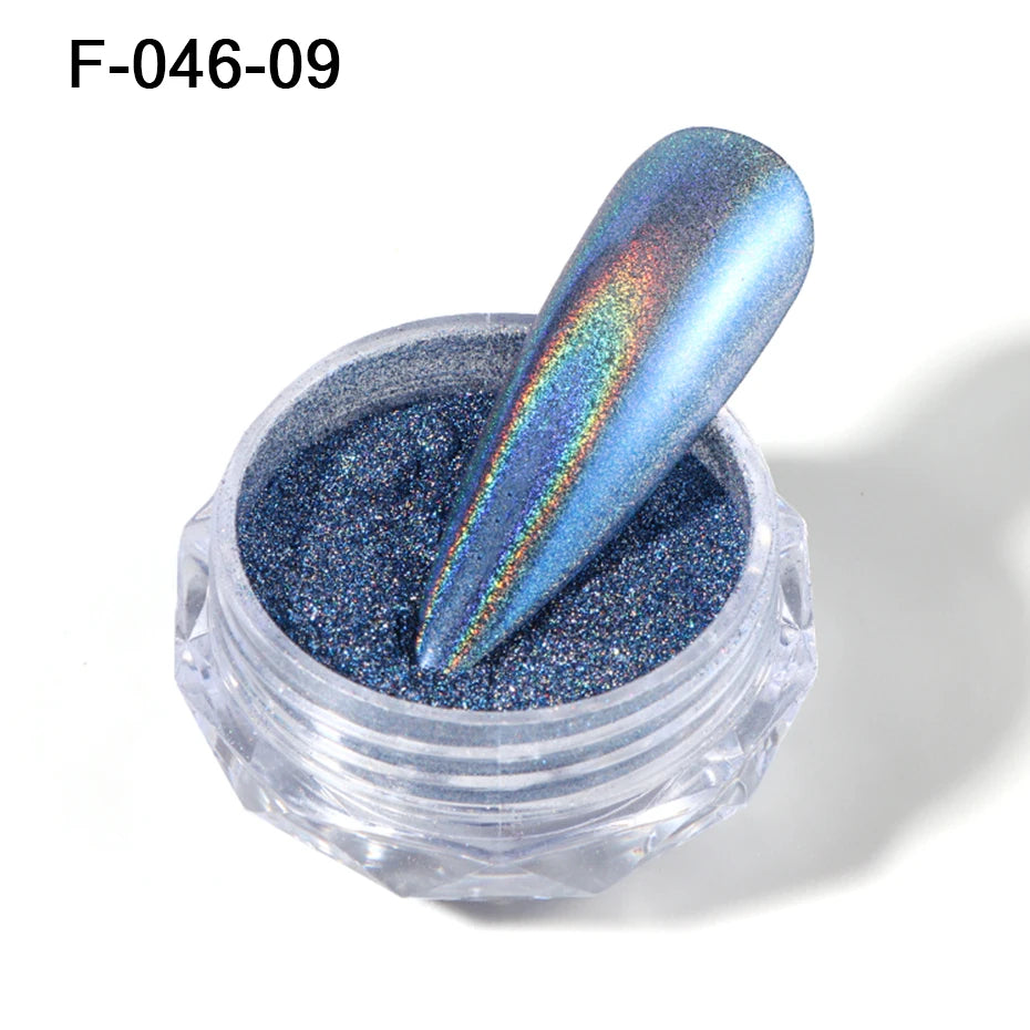 Moonlight Silver Cat Eye Nail Powder