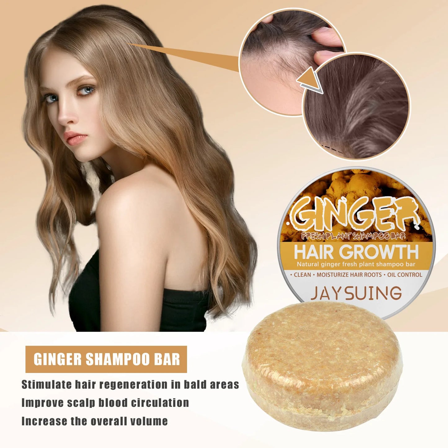 Natural Ginger Shampoo Bar
