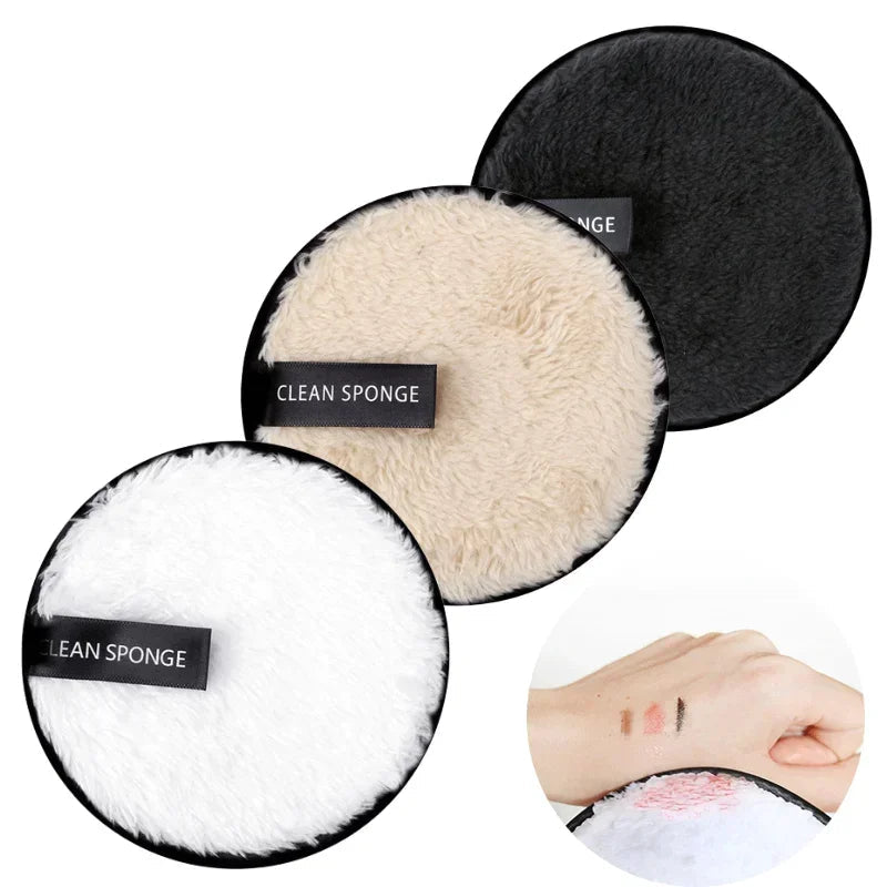 3Pcs Reusable Makeup Remover Pads