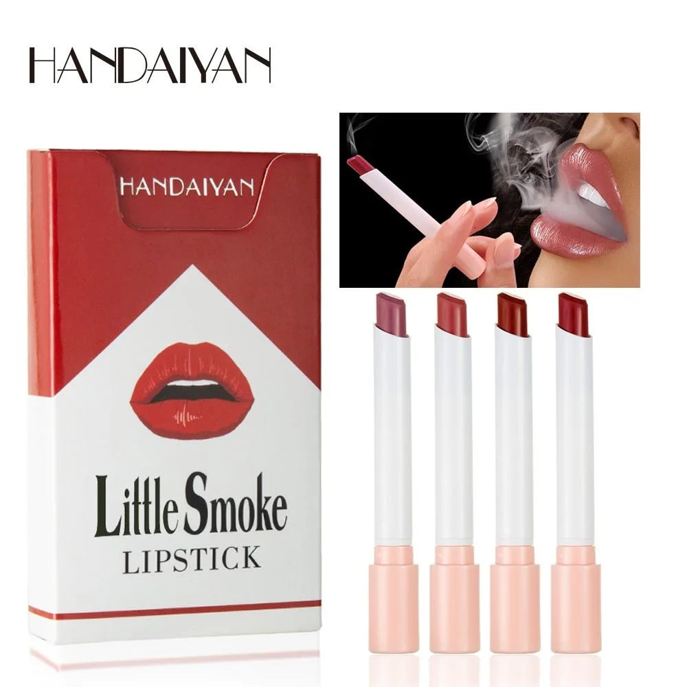 4PCS/Set Creative Cigarette Velvet Long Lasting Lipstick