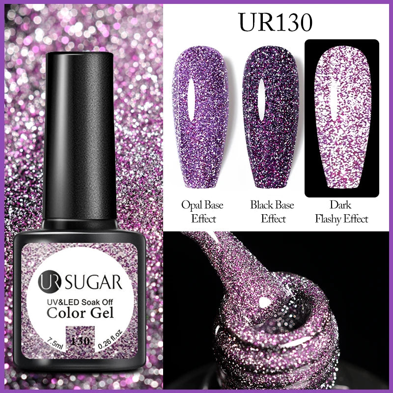 SUGAR Reflective Glitter Nail Gel