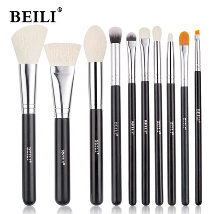 Complete Professional Make Up Brush Set with Goat Hair